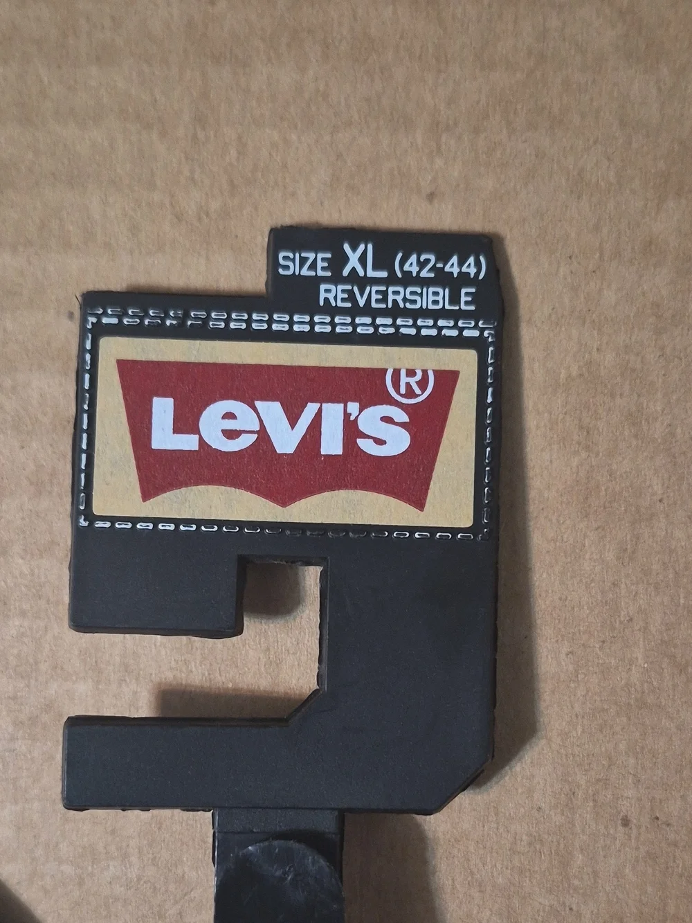 Levi's Men's Black/Brown Reversible Leather Belt with Metal Buckle